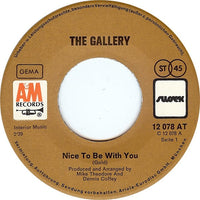 Gallery (2) : Nice To Be With You / Ginger Haired Man (7", Single)