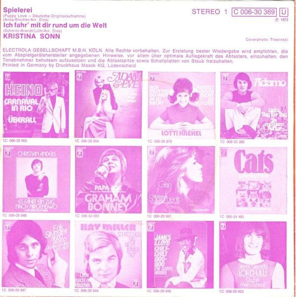 Kristina Sonn : Spielerei (Puppy Love) (7", Single)