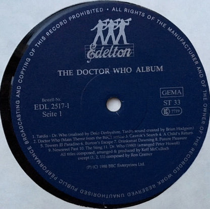 Keff McCulloch • Ron Grainer • Dominic Glynn And The BBC Radiophonic Workshop* : The Doctor Who Album (Original Music From The BBC TV Series) (LP)