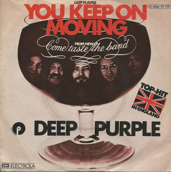 Deep Purple : You Keep On Moving (7", Single)
