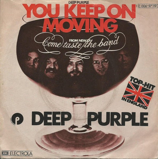 Deep Purple : You Keep On Moving (7", Single)