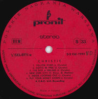 Christie : Christie (LP, Album, Red)