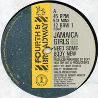 Jamaica Girls : Need Somebody New (12")