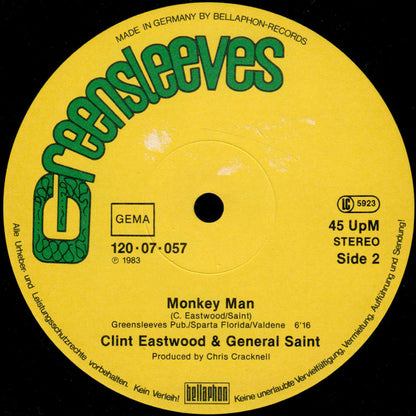 Clint Eastwood And General Saint : Stop That Train (12", Maxi)