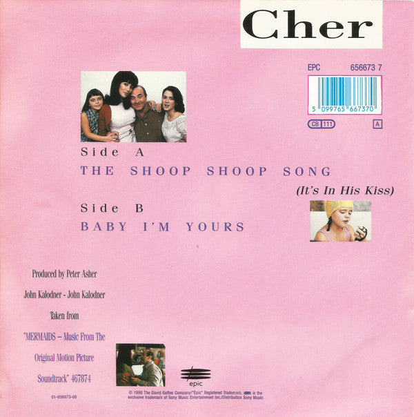 Cher : The Shoop Shoop Song (It's In His Kiss) (7", Single)