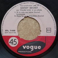 Sidney Bechet : Si Tu Vois Ma Mère (7", EP, RE, 3-p)