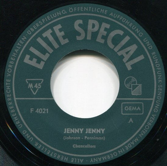 The Chancellors (2) : Jenny Jenny / My Girl (7", Single)