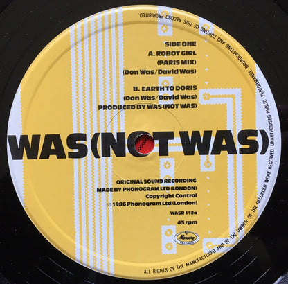 Was (Not Was) : Robot Girl (Remix) (12")