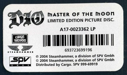 Dio (2) : Master Of The Moon (LP, Album, Ltd, Pic)