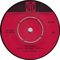 David Garrick : Ave Maria (7", Single)