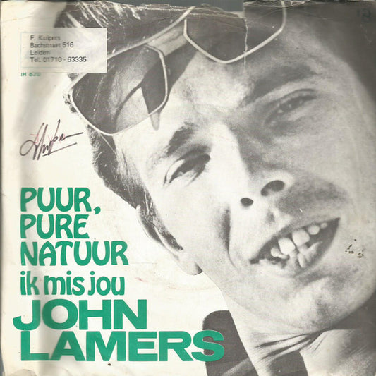John Lamers : Puur, Pure Natuur (7", Single)