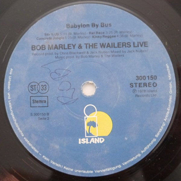 Bob Marley & The Wailers : Babylon By Bus (2xLP, Album)