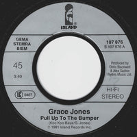 Grace Jones : Pull Up To The Bumper (7", Single)