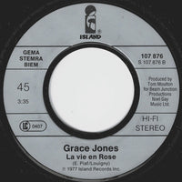 Grace Jones : Pull Up To The Bumper (7", Single)