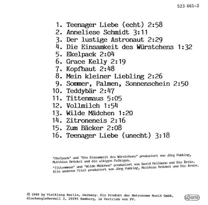 Die Ärzte : Die Ärzte Früher! (1982-'83) Der Ausverkauf* Geht Weiter! (CD, Comp, RE)