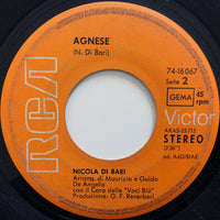 Nicola Di Bari : Il Cuore Ѐ  Uno Zingaro / Agnese (7", Pic)