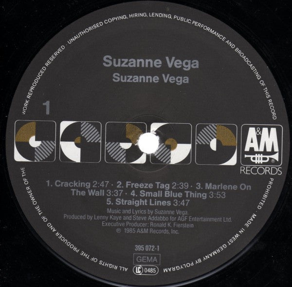 Suzanne Vega : Suzanne Vega (LP, Album, Bla)