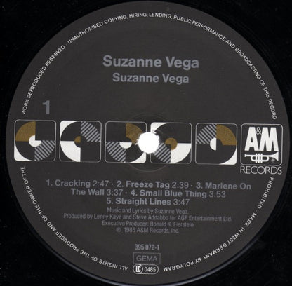 Suzanne Vega : Suzanne Vega (LP, Album, Bla)