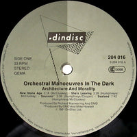 Orchestral Manoeuvres In The Dark : Architecture & Morality (LP, Album, Die)