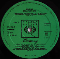 Brahms* : Brahms' Greatest Hits (LP, Comp, RE)