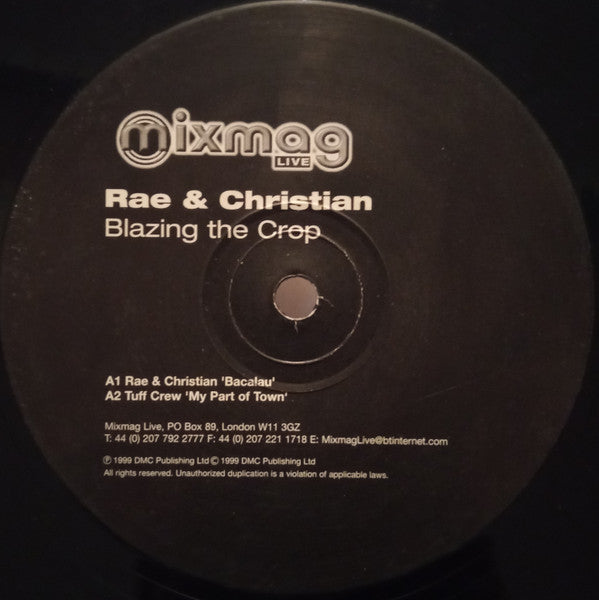 Rae & Christian : Blazing The Crop (3x12", Comp)