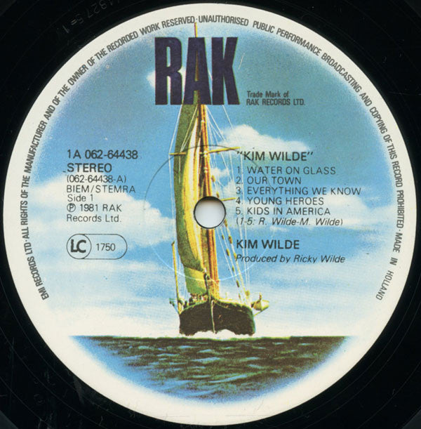 Kim Wilde : Kim Wilde (LP, Album)