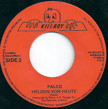 Falco : Der Kommissar / Helden Von Heute (7", Single)