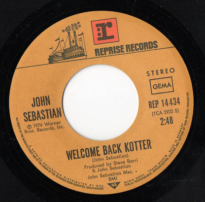 John Sebastian : Welcome Back Kotter (7", Single)