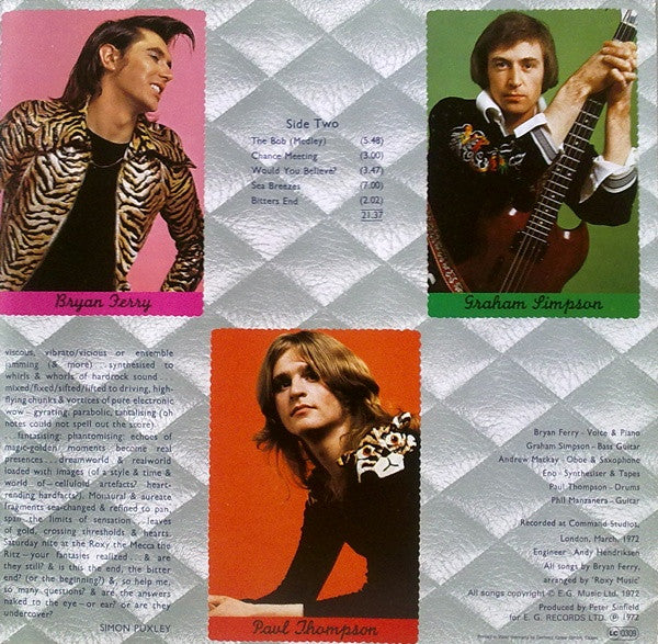 Roxy Music : Roxy Music (LP, Album, RE, Gat)