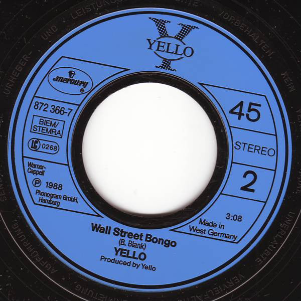 Yello : Tied Up (7", Single, DMM)