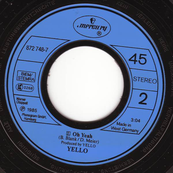 Yello : Of Course I'm Lying (7", Single)
