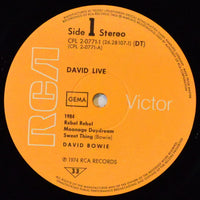 David Bowie : David Live (2xLP, Album, Gat)
