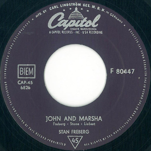 Stan Freberg : John And Marsha (7")
