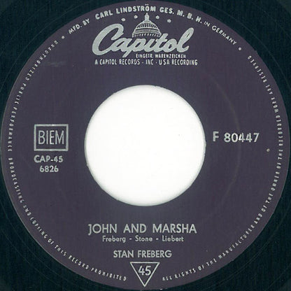 Stan Freberg : John And Marsha (7")