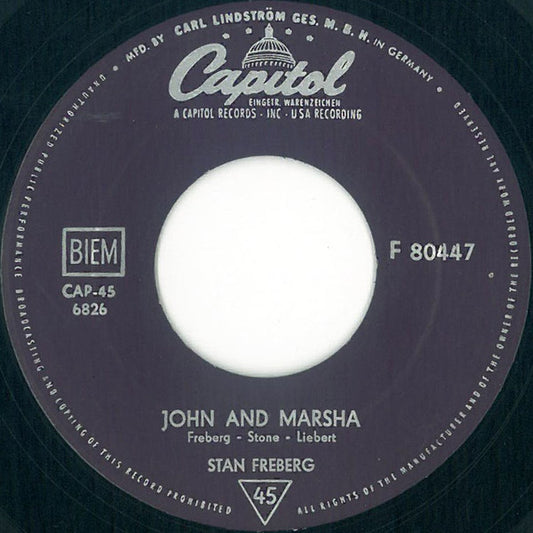 Stan Freberg : John And Marsha (7")