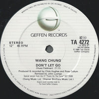 Wang Chung : Don't Let Go (Extended Remix) (12")