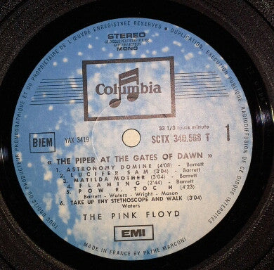 Pink Floyd : The Piper At The Gates Of Dawn (LP, Album, RE, RP)