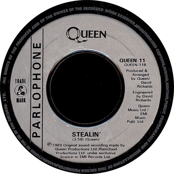 Queen : Breakthru (7", Single, Sil)