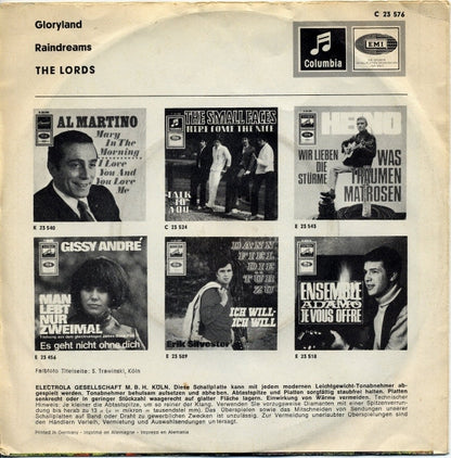 The Lords : Glory Land (7", Single)