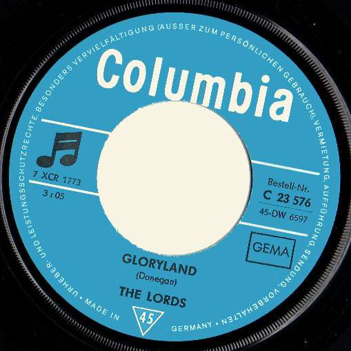The Lords : Glory Land (7", Single)