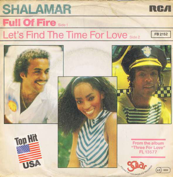 Shalamar : Full Of Fire (7", Single)
