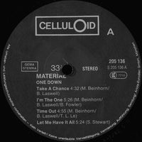 Material : One Down (LP, Album)