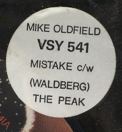 The Mike Oldfield Group : Mistake (7", Single, Pic)