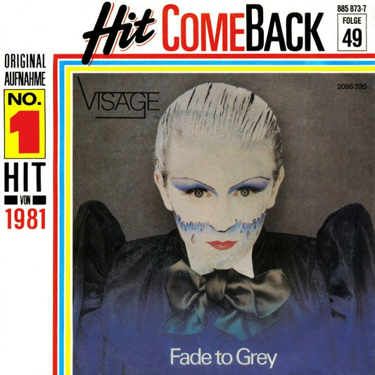 Visage : Fade To Grey (7", Single, RE, red)