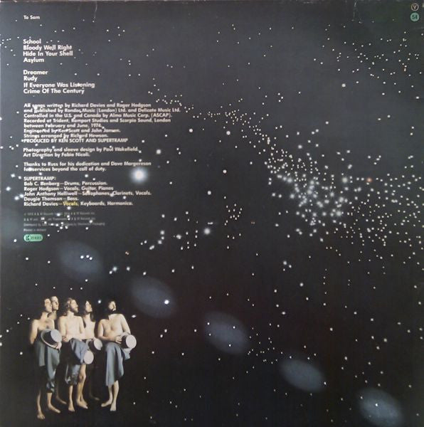 Supertramp : Crime Of The Century (LP, Album, RE, LC )