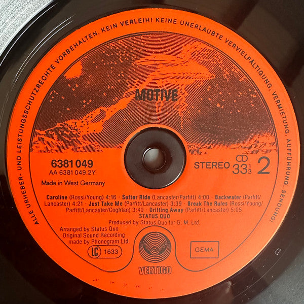 Status Quo : Motive (LP, Comp)