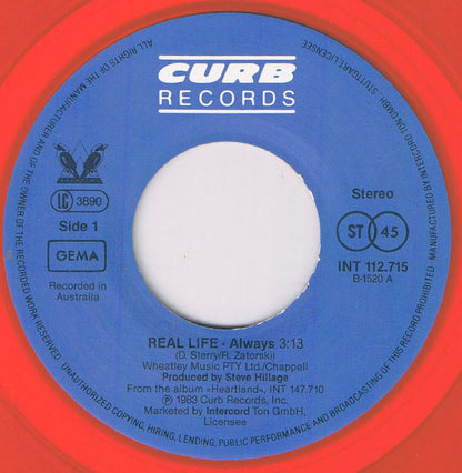 Real Life : Always (7", Single, Red)