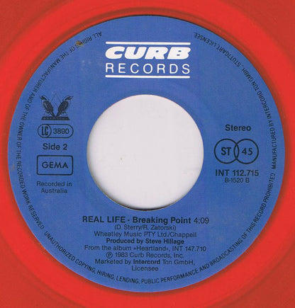 Real Life : Always (7", Single, Red)