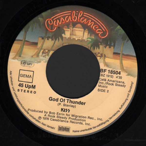 Kiss : Flaming Youth (7", Single)