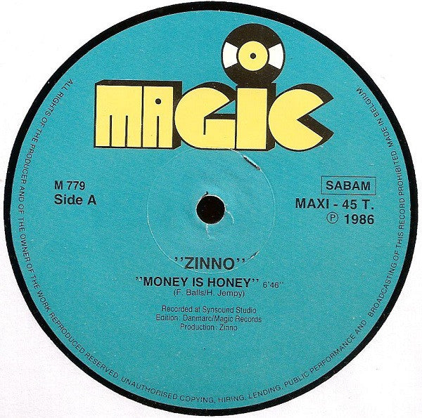 Zinno : Money Is Honey (12", Maxi)